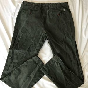 Men’s green Lacoste pants